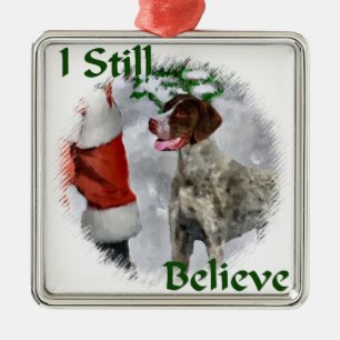 German Shorthaired Pointer Christmas Gift Ornament