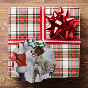German Shorthaired Pointer Christmas Gifts Ornament Card