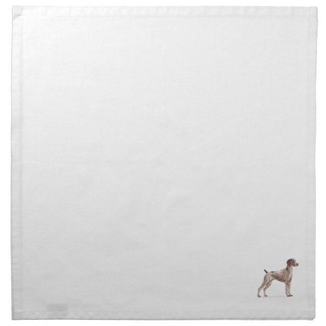 German Shorthaired Pointer Cloth Napkin (Front)