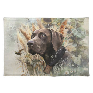 German Shorthaired Pointer Cloth Placemat