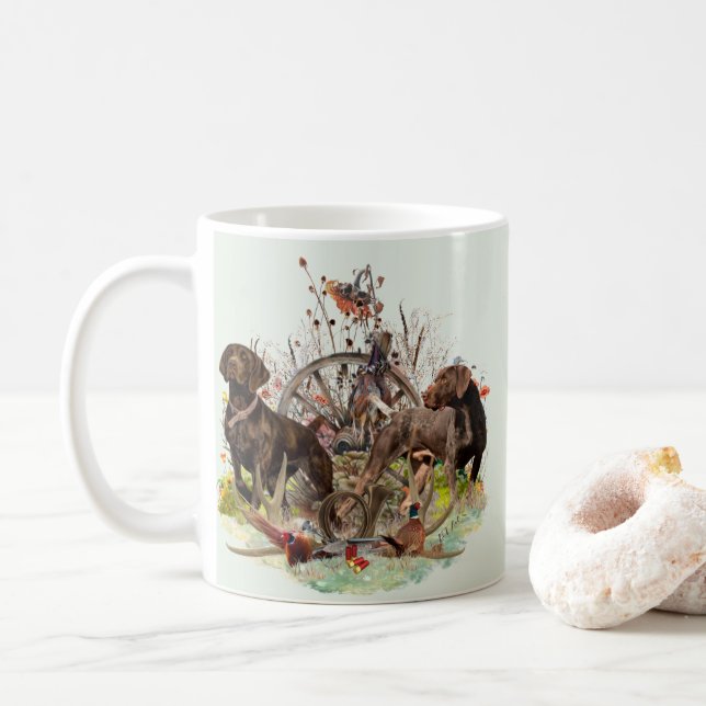 German Shorthaired Pointer     Coffee Mug (With Donut)