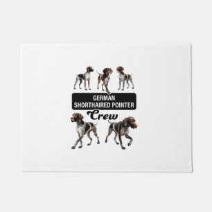 German Shorthaired Pointer Crew  Doormat