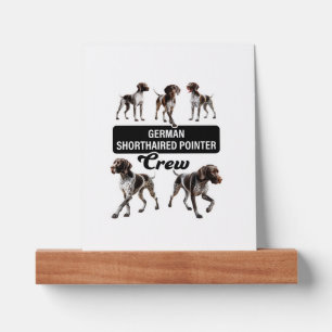 German Shorthaired Pointer Crew  Picture Ledge