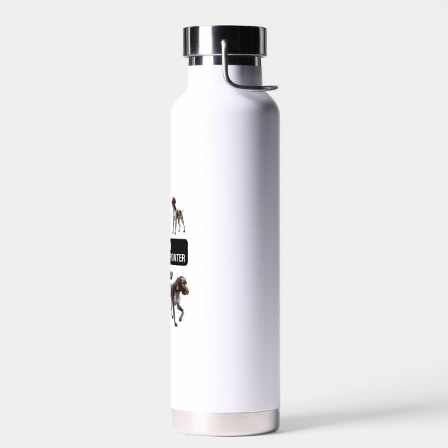German Shorthaired Pointer Crew  Water Bottle (Left)