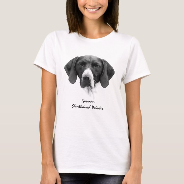 German Shorthaired Pointer customizable T-Shirt (Front)