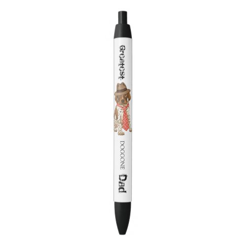 German Shorthaired Pointer Dad Black Ink Pen