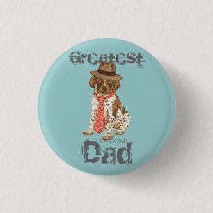 German Shorthaired Pointer Dad Button