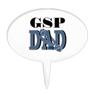 German Shorthaired Pointer DAD Cake Topper