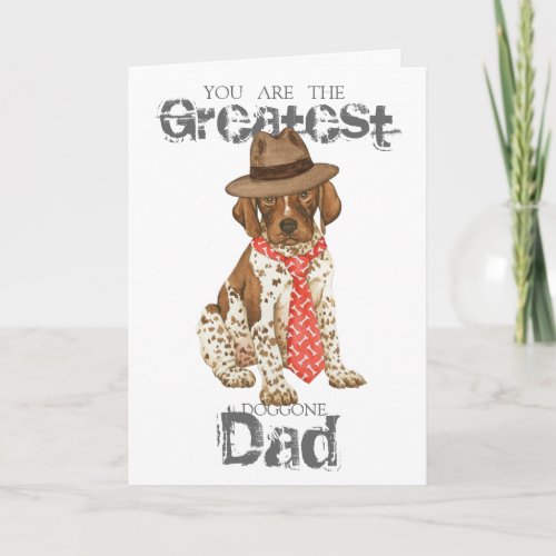 German Shorthaired Pointer Dad Card