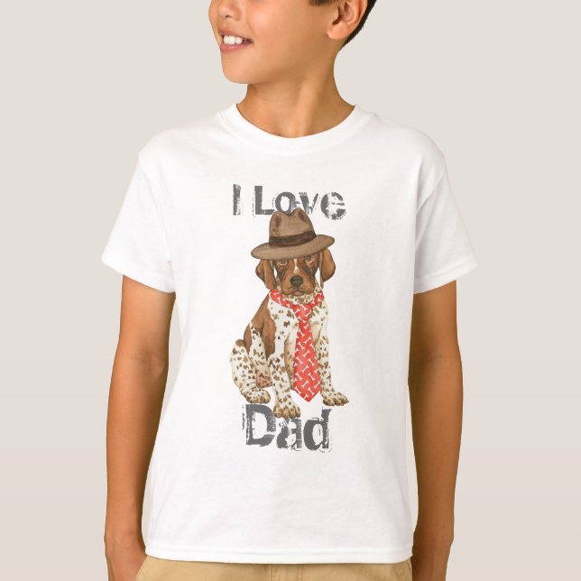 German Shorthaired Pointer Dad T-Shirt (Front)