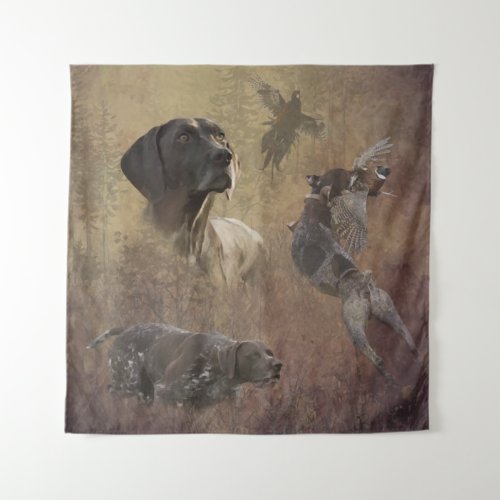 German Shorthaired Pointer Deutsch Kurzhaar Tapes Tapestry