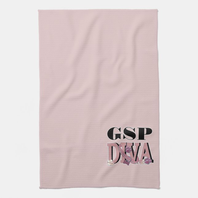German Shorthaired Pointer DIVA Towel (Vertical)