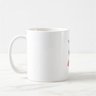 German Shorthaired Pointer Dog Antlers Santa Chris Coffee Mug