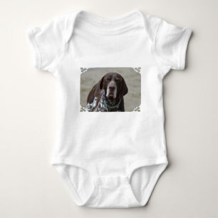 German Shorthaired Pointer Dog Baby Bodysuit