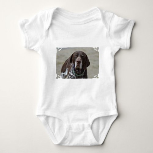 German Shorthaired Pointer Dog Baby Bodysuit