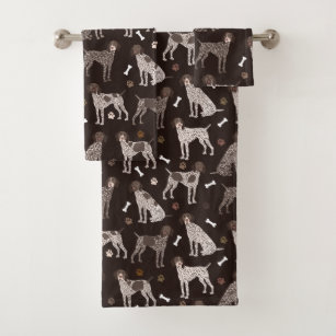 Paw print hotsell bath towels