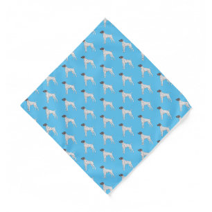 German Shorthaired Pointer dog cartoon Bandana