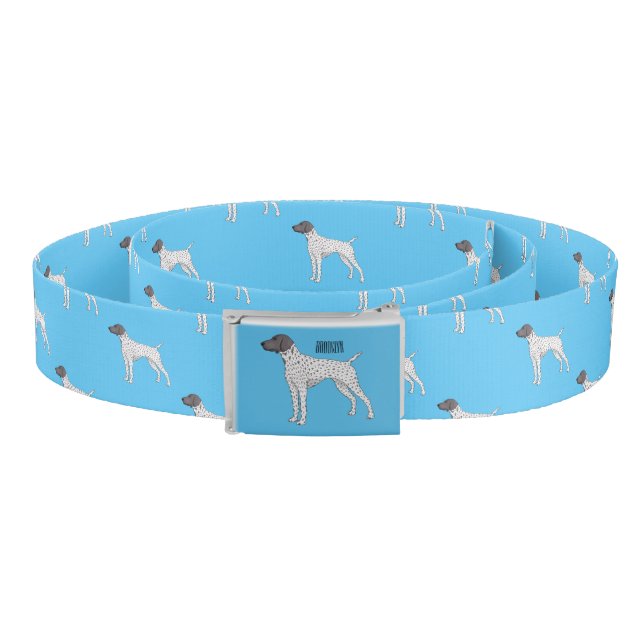German Shorthaired Pointer dog cartoon Belt (Coil)