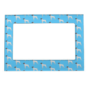 German Shorthaired Pointer dog cartoon Magnetic Frame