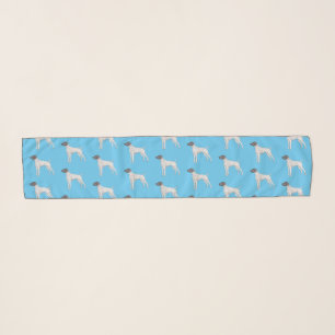 German Shorthaired Pointer dog cartoon  Scarf