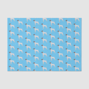 German Shorthaired Pointer dog cartoon  Tissue Paper