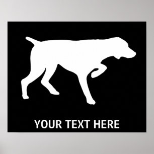 German Shorthaired Pointer dog - Customizable Poster
