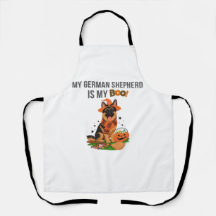 German Shorthaired Pointer Dog – Halloween Moon Si Apron