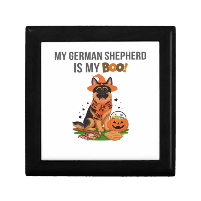 German Shorthaired Pointer Dog – Halloween Moon Si Gift Box (Front)