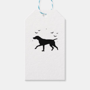 German Shorthaired Pointer Dog � Halloween Moon Si Gift Tags