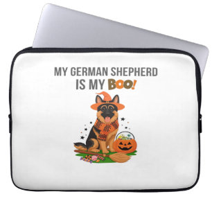 German Shorthaired Pointer Dog – Halloween Moon Si Laptop Sleeve