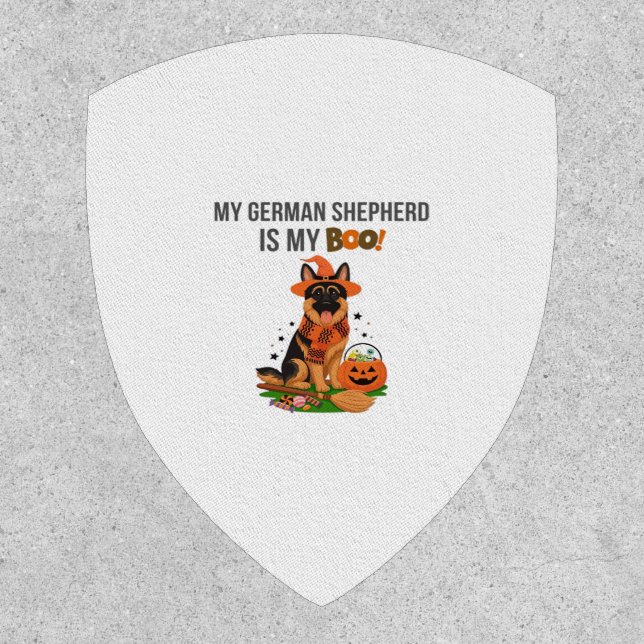 German Shorthaired Pointer Dog – Halloween Moon Si Patch (Front)