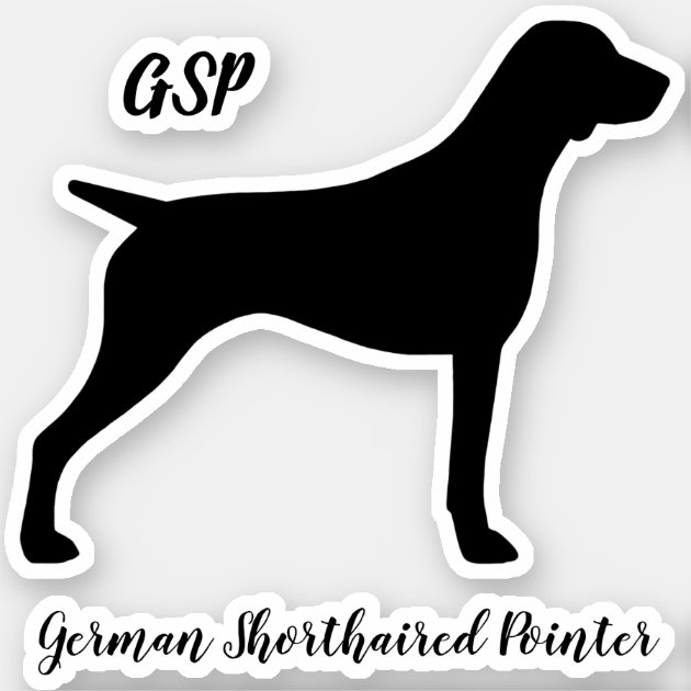 I love my GERMAN SHORT HAIR pointer dog heart decal sticker animal breed puppy 