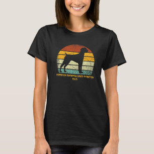 German Shorthaired Pointer Dog Vintage Cavalier D T-Shirt