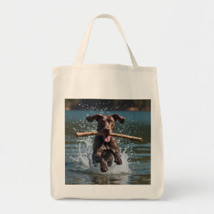 German Shorthaired Pointer Elegant GroceryTote Bag