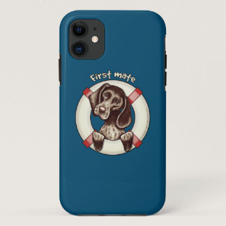German Shorthaired Pointer First Mate iPhone 11 Case