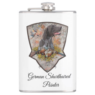 German Shorthaired Pointer Flask