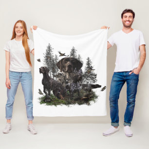 German Shorthaired Pointer    Fleece Blanket