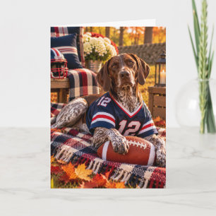 German Shorthaired Pointer Football Card