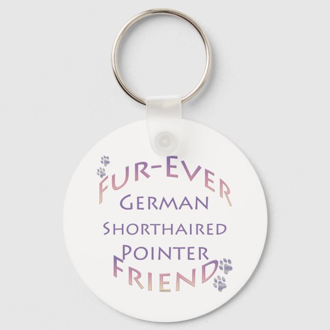 German Shorthaired Pointer Furever Keychain (Front)