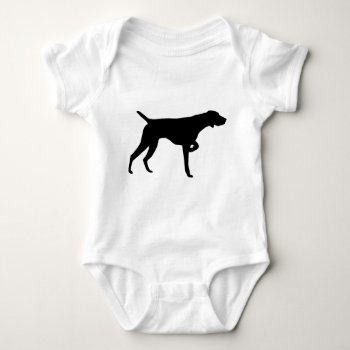 German Shorthaired Pointer Gear Baby Bodysuit by SpotsDogHouse at Zazzle