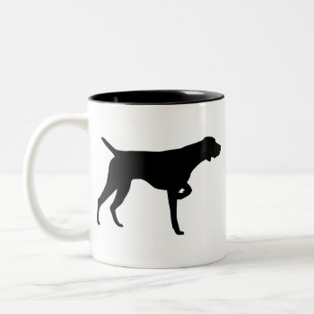 German Shorthaired Pointer Gear Two-tone Coffee Mug by SpotsDogHouse at Zazzle