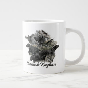German Shorthaired pointer Giant Coffee Mug
