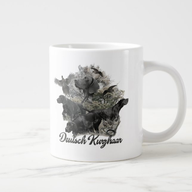 German Shorthaired pointer   Giant Coffee Mug (Right)