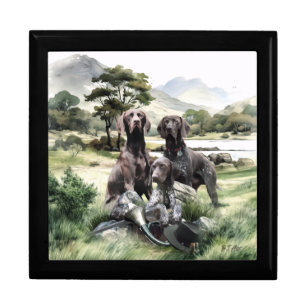 German Shorthaired Pointer  Gift Box