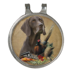 German Shorthaired Pointer GSP Golf Hat Clip