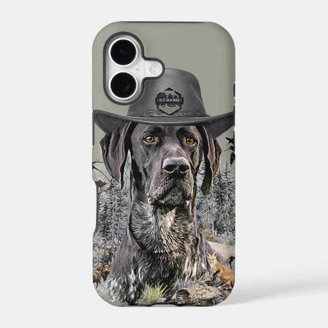 German Shorthaired Pointer GSP     Iphone Case (Back)