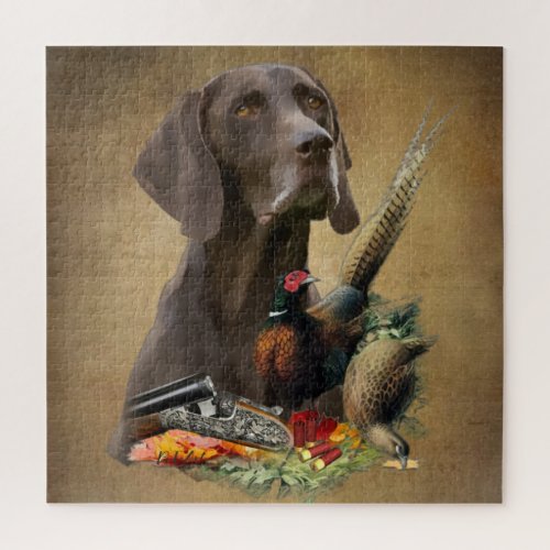 German Shorthaired Pointer GSP   Jigsaw Puzzle