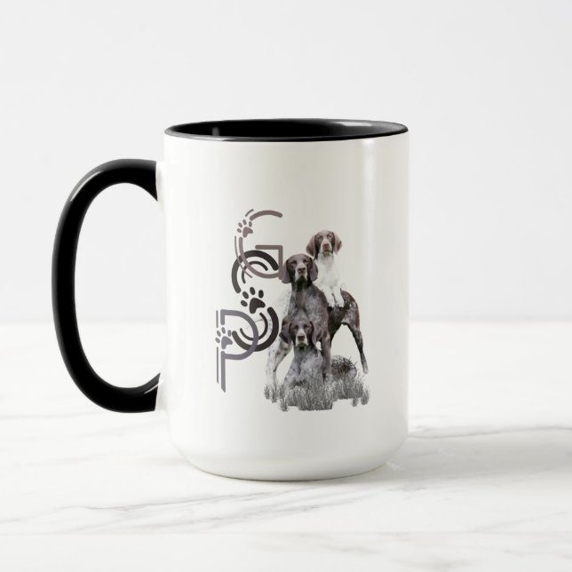 German Shorthaired Pointer GSP  Mug (Left)