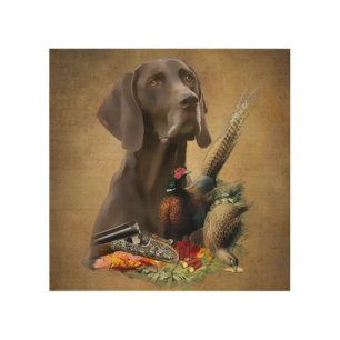 German Shorthaired Pointer GSP Wood Wall Art