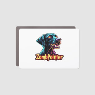 German Shorthaired Pointer GSP Zombie Dog Hallowee Car Magnet